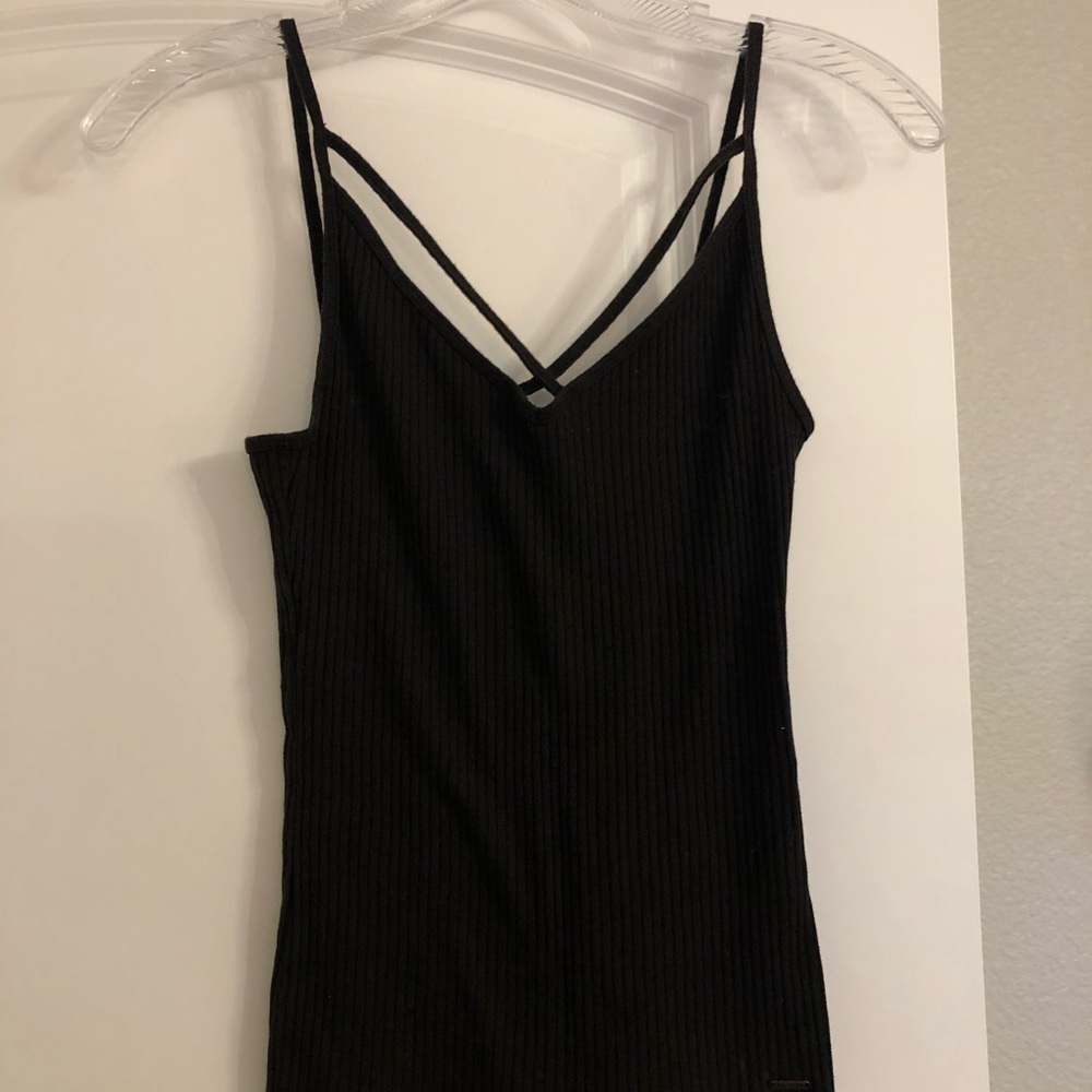 Hollister Ribbed Black Cami